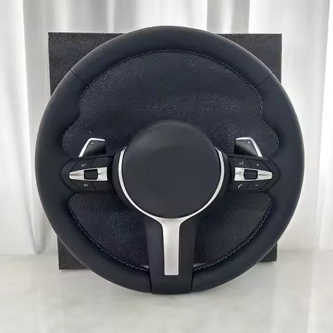 Interior Leather Steering Wheel For BMW 3 5 Series F10 F15 F20 F22 F30 F32 F36 F80 F82 M3 M4 M5 E90 