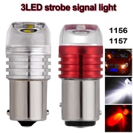 1pcs 1156 BA15S P21W 1157 BAY15D Car Motorcycle Led Red Yellow Strobe Lamp 5630 3 SMD Bulbs Brake Tu