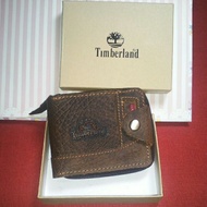100% LEATHER TIMBERLAND WALLET UNISEX , BOX INCLUDES