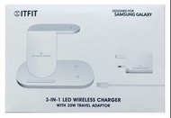 Samsung ITFIT  3合1無線充電板 + 火牛 EX27 白色⚪️