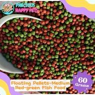 Floating Pellets-Medium Fish food Goldfish koi foods 60g