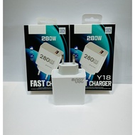 Batok Adapter For VVO Y18 Fast Charger 280W Universal Charger Head Support Fast Charging