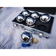 6 Pcs Set Grass Earth Metal Box Packaging French Rolling Ball Earth Throwing Ball BOULES PETANQUE BO