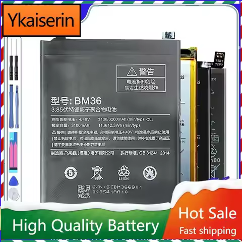 Battery For Xiaomi Mi Redmi Note Max 2 3 3S 3X 4 4X 4A 5 5A 5S 5X M5 6 6A 7 7A 8 8T 9 9A M9 SE Pro P