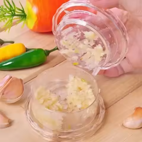 Kitchen Gadgets Accessories Multifunctional Garlic Press Manual Garlic Press Meat Grinder Household 