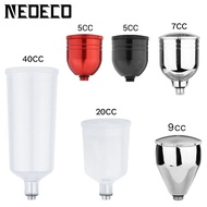 7cc 9cc 20cc 40cc Airbrush Detachable Fluid Cup M6 Thread For Gravity Feed Paint Spray Gun Airbrush 