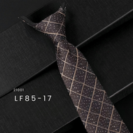 DASI INSTANT Coklat dasi siap pakai dasi resleting dasi formal dasi kantor dasi pria formal tie offi