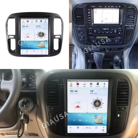 For Toyota Land Cruiser 100 Android Car Radio LC100 1998 - 2002 Multimedia Player GPS Navigation Car