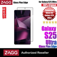Zagg Galaxy S25 Ultra Tempered Glass Screen Protector Glass Plus Edge S25 Plus S25 (Clear)