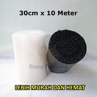 bubble wrap meteran 10 Meter x 30cm bubblewrap bening bubble wrap hitam bubble wrap roll bubble wrap