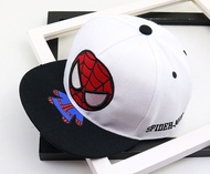 Mũ lưỡi trai cho bé từ 3-8 tuổi vải cotton mũ bé trai người nhện kiểu hiphop có khóa điều chỉnh dễ d