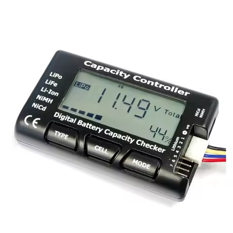 Battery Capacity Checker Balancer Capacity Controller Tester CellMeter-7 LiPo LiFe Li-Fe Li-Ion NiMH