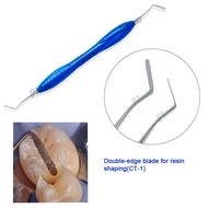 1PC Dental Resin Spatula Silicone Handle Dental Resin Spatulas Aesthetic Restoration Dental Composit