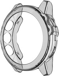 Exquisite strap Suitable for Jiaming Fenix 5S &amp; 5S Plus Transparent TPU Silica Gel Watch Case(Transparent white). (Color : Transparent gray)