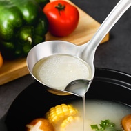 唯铭诺 304不锈钢过滤勺 长柄防烫大号隔油勺汤勺漏勺 家用餐馆滤油隔油神器过滤汤油撇油沥油分离器