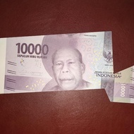 uang misscut salah potong nominal 10.000 emisi 2016