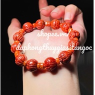 Blood Touch Lotus Bracelet size 12mm 7A Svip Goods Kiem Dinh