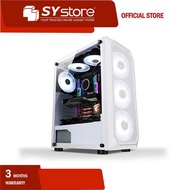 COD ☋❁✤12 Color Robot Design Gaming Case PC Case Micro ATX Case Color BlackWhite PC Case