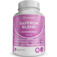 RosabellaSaffronBlendforMen&Women–Saffron,B6,&HerbalExtractCapsules–SupportsMood,Focus&Clarity–Non-G