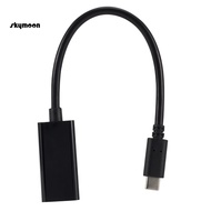 Skym* HD 4K 60Hz USB 31 Type-C to HDMI-compatible Cable Adapter for TV Monitor Projector Phone