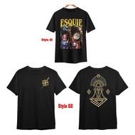T-shirt Esquie Expedition 33, baju permainan uniseks, warna Esquie Clair Obscur, hadiah untuk pemina