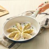Omi Simple stone-patterned pan (frying pan) Inochi. Premium Pan: Non-Stick, Durable, Safe, Cooks Eve