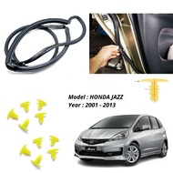 10Pcs Car Door Window Rubber Pin Honda Jazz 2001-2013 Kereta Pintu Getah Clip