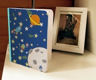 洛可可草莓WELKIN手創 旅行手帳/印章本/筆記本_星球探險