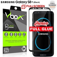 Tempered Glass Samsung S8 Plus - Full Glue Vbox Premium Quality - Black