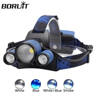Boruit B22 Zoom Headlight Adjustable Angle Headlamp with Memory Function