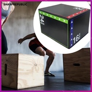 [Sharprepublic] Plyometric Portable Jump Multifunction Box for Home Exercise Conditioning Strength T
