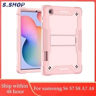 Shockproof Stand Tablet Case For Samsung Tab S8 / S8 plus S7 S7 Plus / S7 FE A7 lite S6 Lite 10.4 in