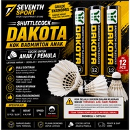SHUTTLECOCK COCK BADMINTON SHUTTLECOCK DAKOTA DKT YELLOW BLACK (DKT) Original CONTENTS 12