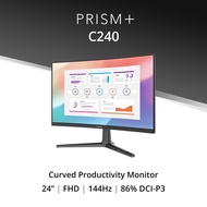 PRISM+ C240 | 24" 144Hz 1ms 1500R Curved Productivity Monitor Gaming Monitor [1920 x 1080]