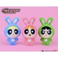 [Powerpuff Girls Rabbit Costume] Little Policewoman Costume Powerpuff Doll Furry Flower Bubble