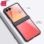 เคส Samsung Z Flip 7 เคสป้องกันเคสกันกระแทกมือถือ XUNDD ทึ่คลุมโทรศัพท์ใสปลอกสำหรับ Samsung หรูหรา S