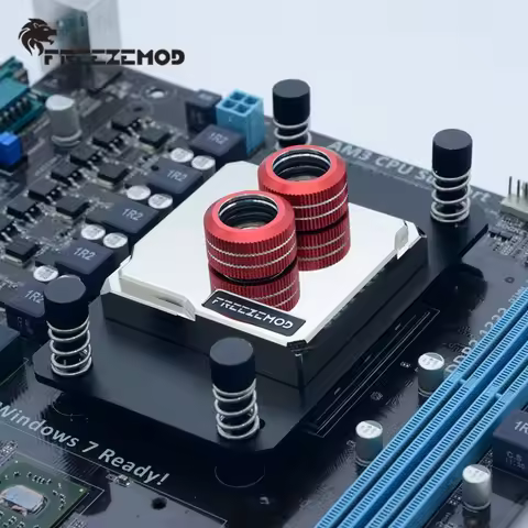 FREEZEMOD computer AMD pc water cpu cooler block full matel brass base plate Jet channel high qualit