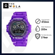 Casio G-Shock DW-5900JT-6 Joy Topia Series Mens Purple Translucent Resin Band Watch | Digital Sport 