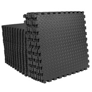 APM36001BK Torin Interlocking Foam Exercise Floor Mats: 144 SQ FT, 1/2 inch, 36 Tiles, EVA Gym Mat F