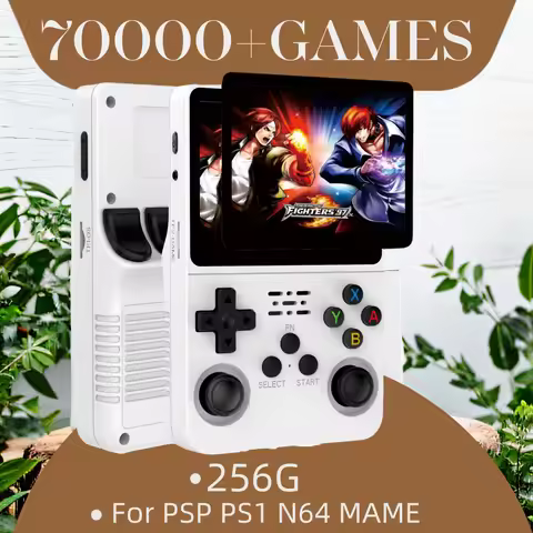 256G Handheld Game Console 70000+Games Retro Arcade R36S Portable 3.5” IPS Screen For PSP PS1 N64 Ch