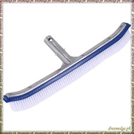 [S D K G] 18 Inch Outdoor Pool Wall Brush Swimming Pool Cleaning Tool Aluminum Handle for Pond Spa  