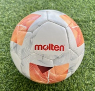 ลูกฟุตบอลหนังพียู (PU) / Football Molten F5N3400-TL สีส้มขาว เบอร์ 5 รุ่นแข่งขัน ของแท้ 100% (ฟรีตาข