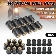 BARR1YP Motorcycle Windscreen Fastener Universal Motorcycle Accessories Fairing Cowl Fastener Metric