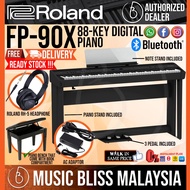 Roland FP-90X 88-key Digital Piano Home Package - Black / White (FP90X / FP 90X)