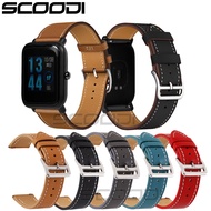 Fashion Leather Watch Band Strap for Xiaomi Huami Amazfit bip 3 / bip u pro / bip s Leather Sporty Replacement Wrist band strap