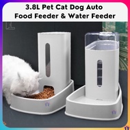 3.8L Pet Cat Dog Auto Drinker & Feeder (BIG)
