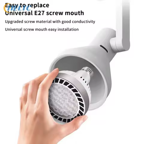 Adjustable PAR30 LED E27 Track Light Bracket Base 2/3Wires Rail Ceiling Lamps Holder Clothing Store 