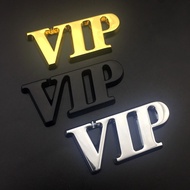 Car Sticker VIP Car Logo Car VIP Word Mark Side Mark Decorative Sticker Modified Metal Tail Logo Scr
