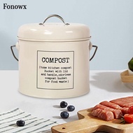 [AbabixaMY] Compost Bin Trash Bin for Waste Recycling Countertop Container Compost Pail