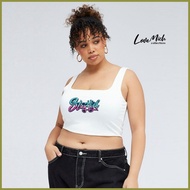 ◺ ❂ ☌ Plus size Squareneck Croptop White Sleeveless Sando Women Fashion Clothes Lovemichcollections
